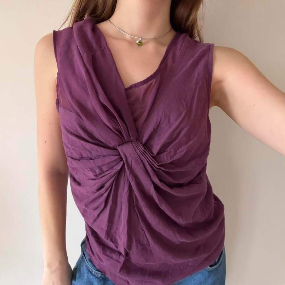 Ann Taylor Women's Purple Vest